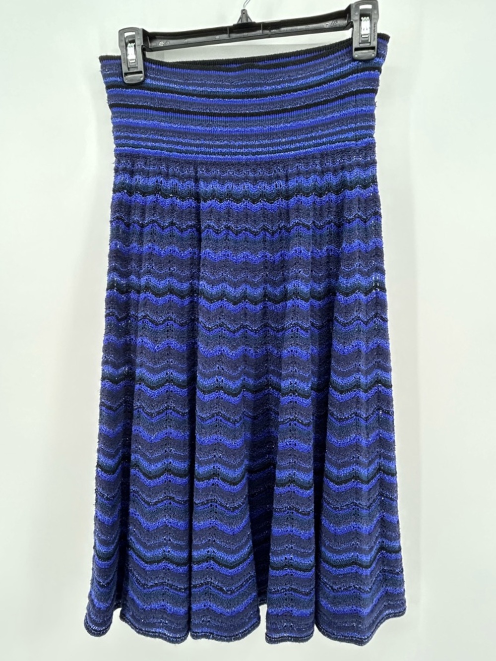 Marc Jacobs The Knit Skirt in blue chevron